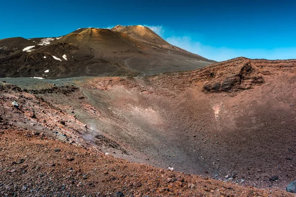 Landschap van Etna vulkaan, Sicilië, Italië. — Stockfoto