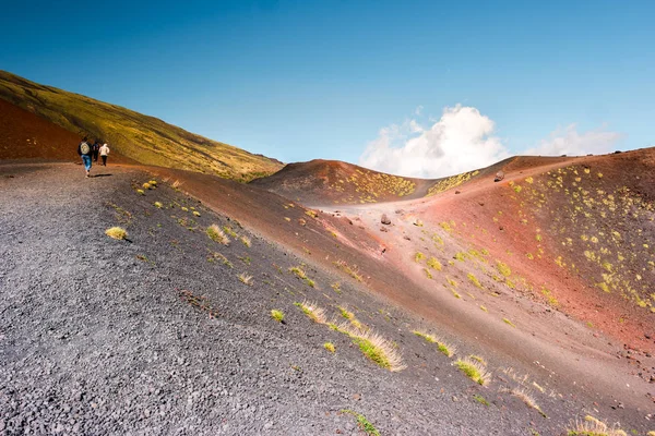 Landschap van Etna vulkaan, Sicilië, Italië. — Stockfoto