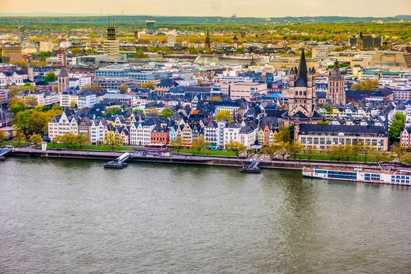 Aerial view of Cologne, Germany. — Stock Photo, Image