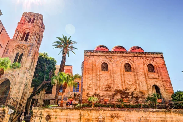 Chiesa San Cataldo in Piazza Bellini. Palermo, — стокове фото