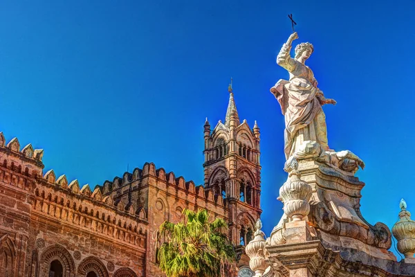 Palermo kathedraal kerk, Sicilië, Italië — Stockfoto