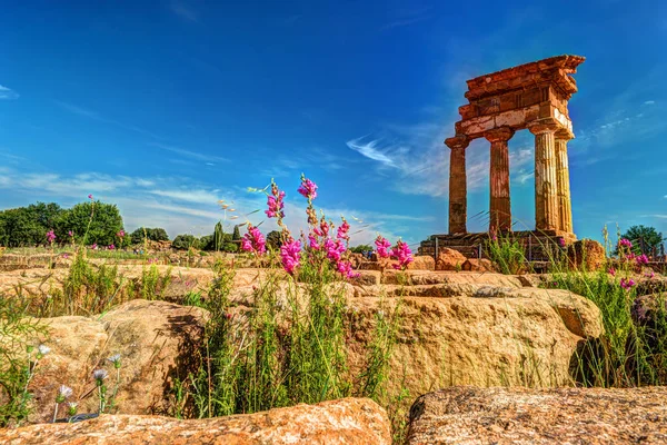 Agrigento, Sicilia. Templo de Castor y Pollux —  Fotos de Stock