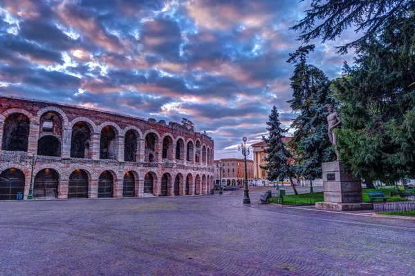 Verona Arena i Verona, Italia – stockfoto