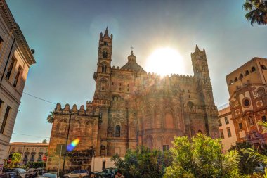 Arka büyük katedral Palermo, Sicilya