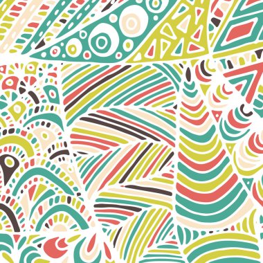 Zentangle süsleme. Arka plan için renkli doku.