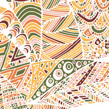 Zentangle süsleme. Arka plan için renkli doku.