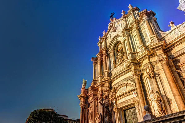 Katedralen santa Agatha i catania på Sicilien, Italien — Stockfoto