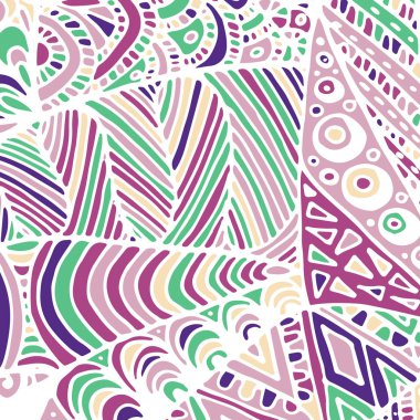 Zentangle süsleme. Arka plan için renkli doku.