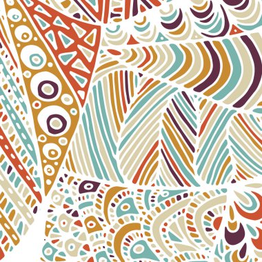 Zentangle süsleme. Arka plan için renkli doku.