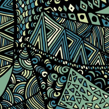 Zentangle süsleme. Arka plan için renkli doku.