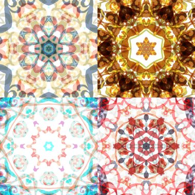 Muhteşem sorunsuz patchwork desenler.