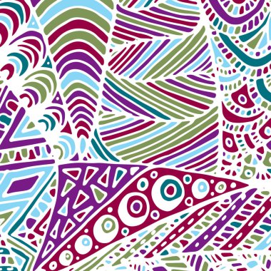 Zentangle süsleme. Arka plan için renkli doku.