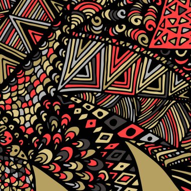 Zentangle süsleme. Arka plan için renkli doku.