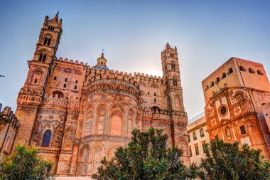Arka büyük katedral Palermo, Sicilya