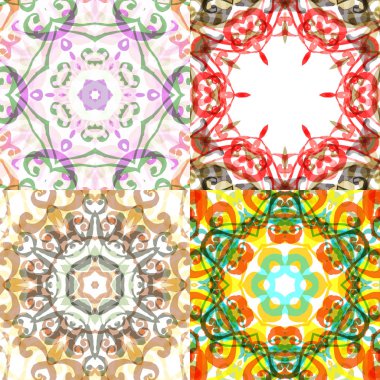 Muhteşem sorunsuz patchwork desenler.