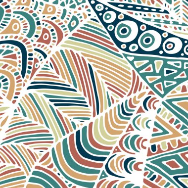 Zentangle süsleme. Arka plan için renkli doku.