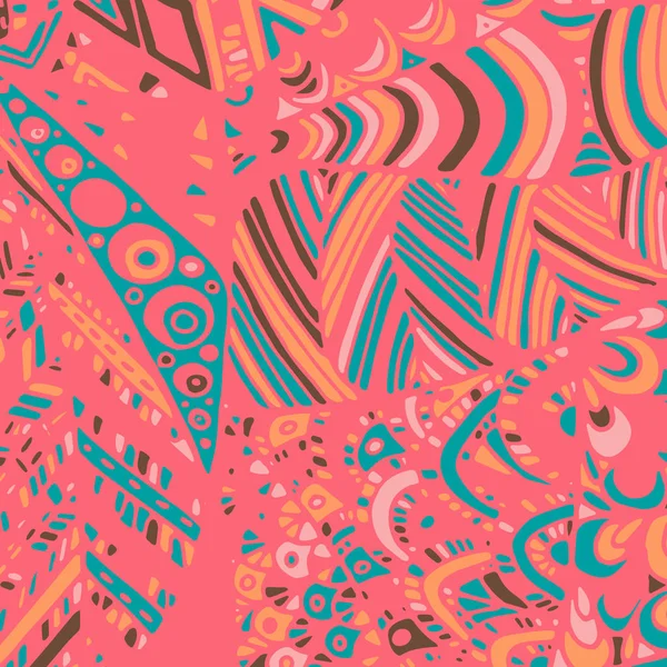 Ornement Zentangle. Texture colorée pour les fonds . — Image vectorielle