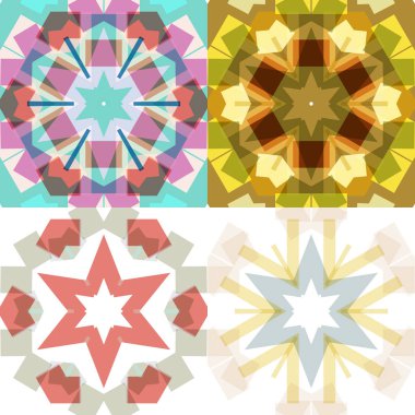 Düz etnik Dikişsiz desen.