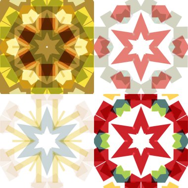 Düz etnik Dikişsiz desen.