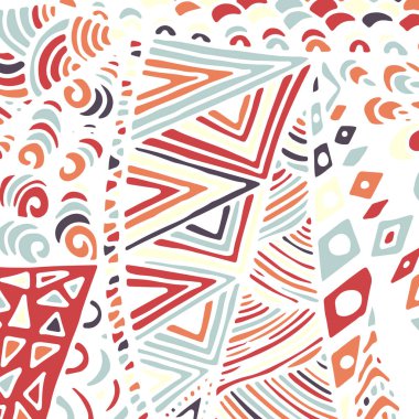 Zentangle süsleme. Arka plan için renkli doku.