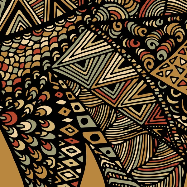 Ornement Zentangle. Texture colorée pour les fonds . — Image vectorielle