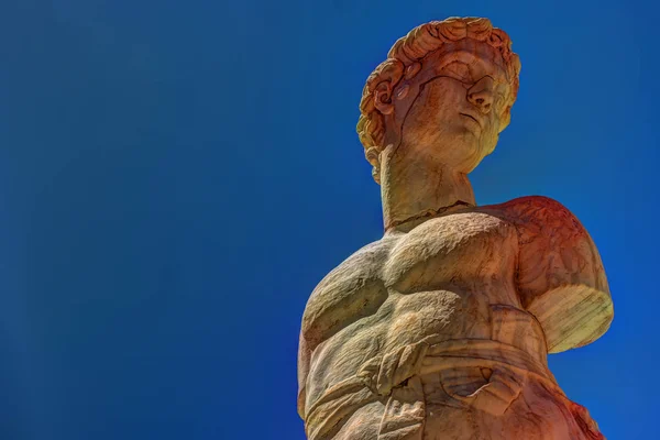 Famous fountain of shame on baroque Piazza Pretoria, Palermo, Sicily — Stock Photo, Image