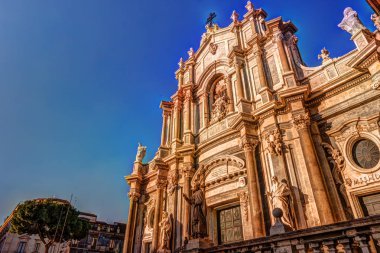 Katedral santa agatha, catania Sicilya, İtalya