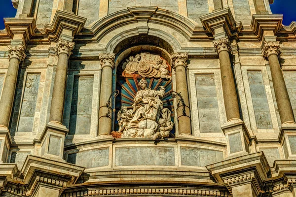 Katedra santa Agaty w Katanii na Sycylii, Włochy — Zdjęcie stockowe