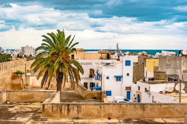 Strada a Medina in Sousse, Tunisia . — Foto Stock