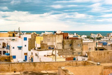 Medine Sousse, Tunus için sokakta.