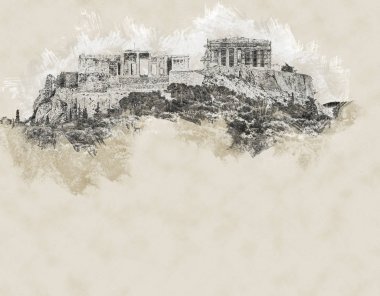 Tepe Atina'daki Parthenon ve Herodium yapımında