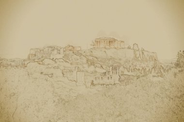 Tepe Atina'daki Parthenon ve Herodium yapımında