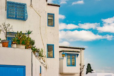 Sidi Bou Said, geleneksel Tunus mimarisi ile famouse köy.