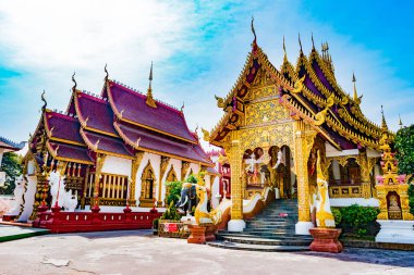 Budist tapınağı Chiang Mai, Tayland