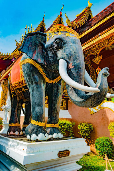 Buddhist temple Chiang Mai, Thailand