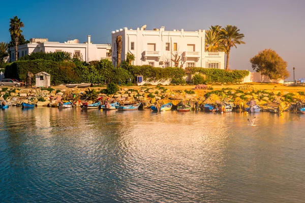 White house in Tunisia — Stock Photo, Image