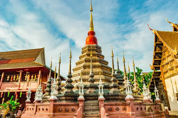 Templo budista Chiang Mai, Tailândia — Fotografia de Stock