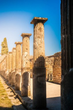 Pompeii, Napoli yakınındaki ünlü antik sitesi.