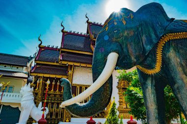 Budist tapınağı Chiang Mai, Tayland