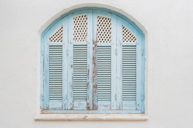 Geleneksel eski boyalı kapı bir tarihi bölge veya Medine, Tunisia.