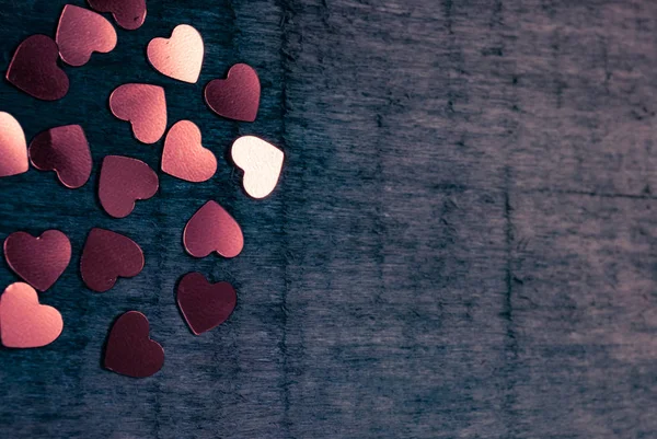 Çok ışıltılı Kalpler — Stok fotoğraf