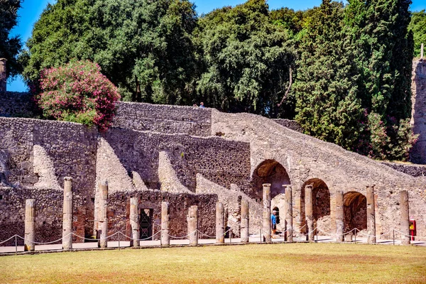 Pompeii, Napoli yakınındaki ünlü antik sitesi. — Stok fotoğraf