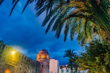 Sousse camide gece fotoğrafı.