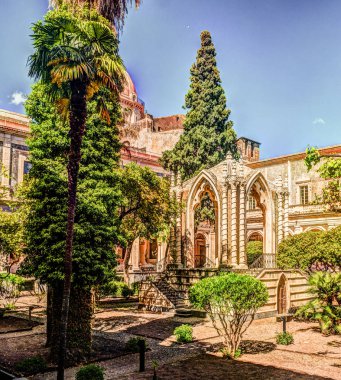 Catania'daki Benedictine Manastırı San Nicolo larena manastır,