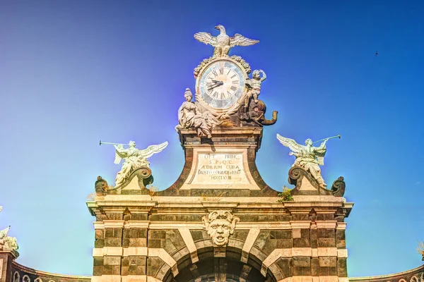 Arch Giuseppe Garibaldi, Catania, Sicilya — Stok fotoğraf