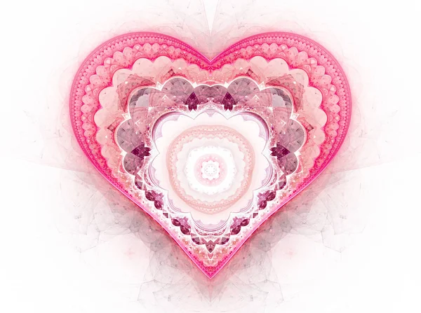 Background with red hearts — Stock Photo, Image