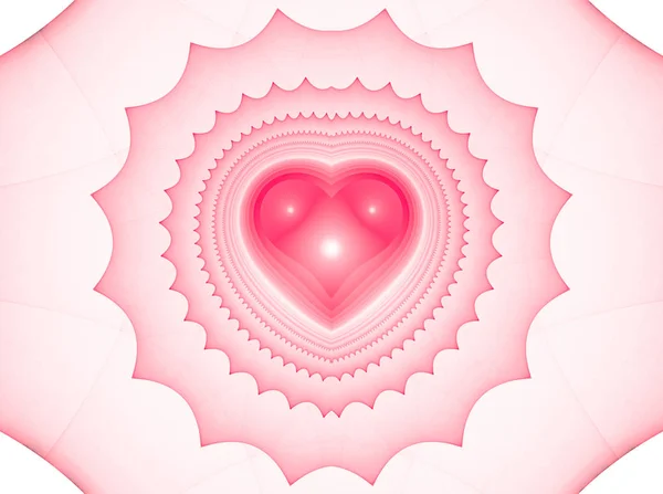 Background with red hearts — Stock Photo, Image