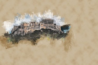 Tepe Atina'daki Parthenon ve Herodium yapımında