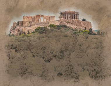 Tepe Atina'daki Parthenon ve Herodium yapımında