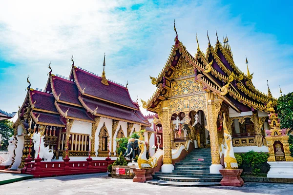 Templo budista Chiang Mai, Tailândia — Fotografia de Stock